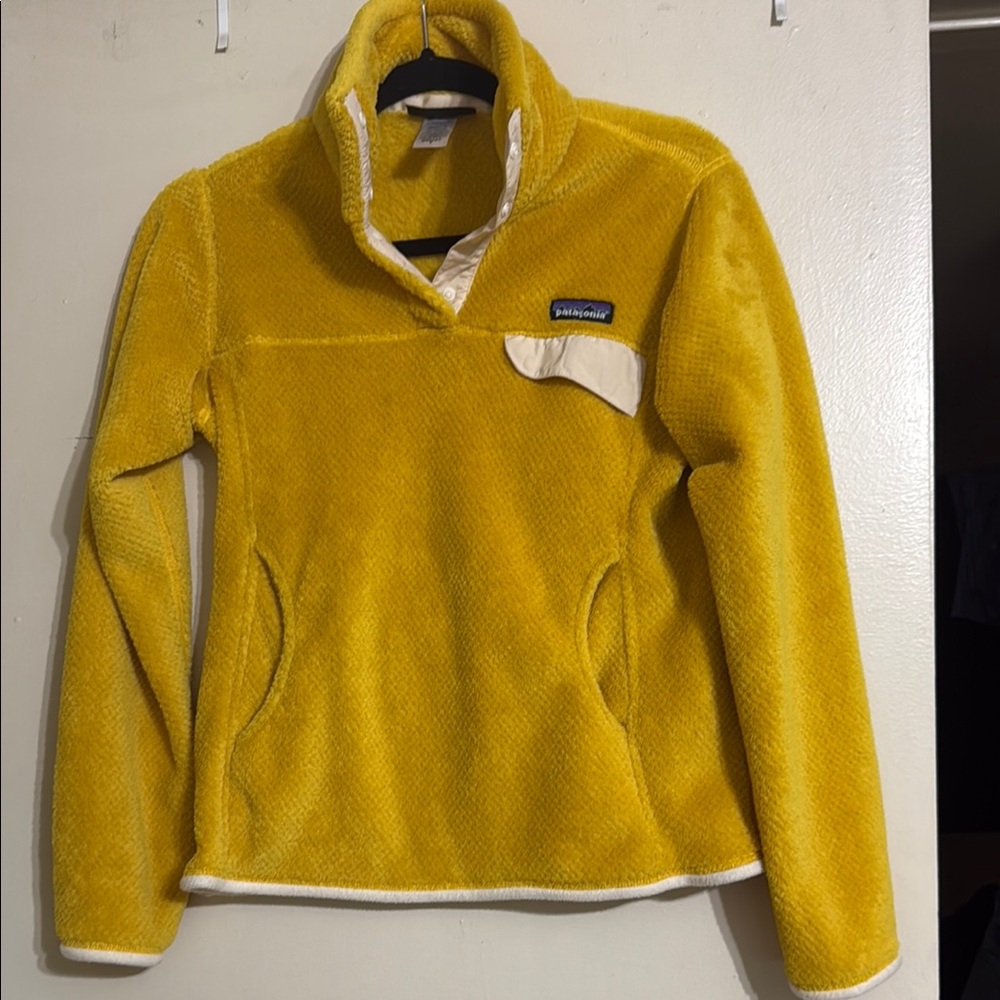 Patagonia Vibrant Yellow Fleece Jacket